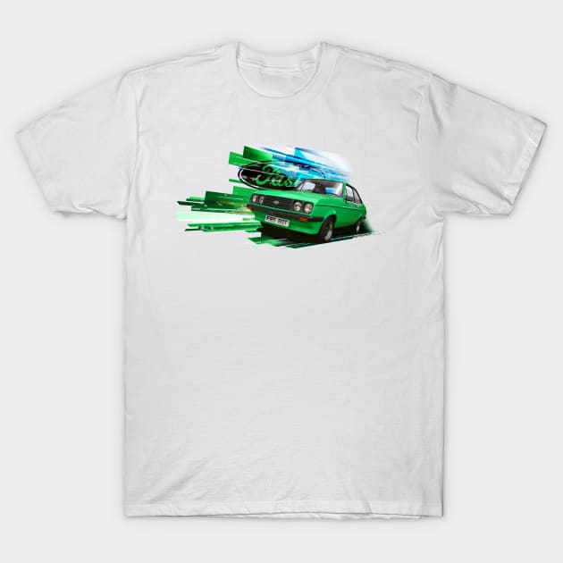 Fast Escort RS2000 T-Shirt by candcretro